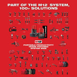Milwaukee M12 FUEL 12V Lithium-Ion Cordless Compact Band Saw XC Kit with M12 12V Lithium-Ion Cordless Rotary Tool