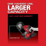 Milwaukee M12 FUEL 12V Lithium‑Ion Cordless Compact Band Saw with 3.0Ah Battery Pack (2-Pack)