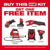Milwaukee M12 FUEL 12V Lithium-Ion Cordless Compact Band Saw XC Kit with 4.0Ah Battery, Charger & Bag (Model 2529-21XC)