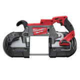 Milwaukee M18 FUEL 18-Volt Lithium-Ion Brushless Cordless Deep Cut Band Saw W/Compact Bandsaw and 8.0Ah Starter Kit