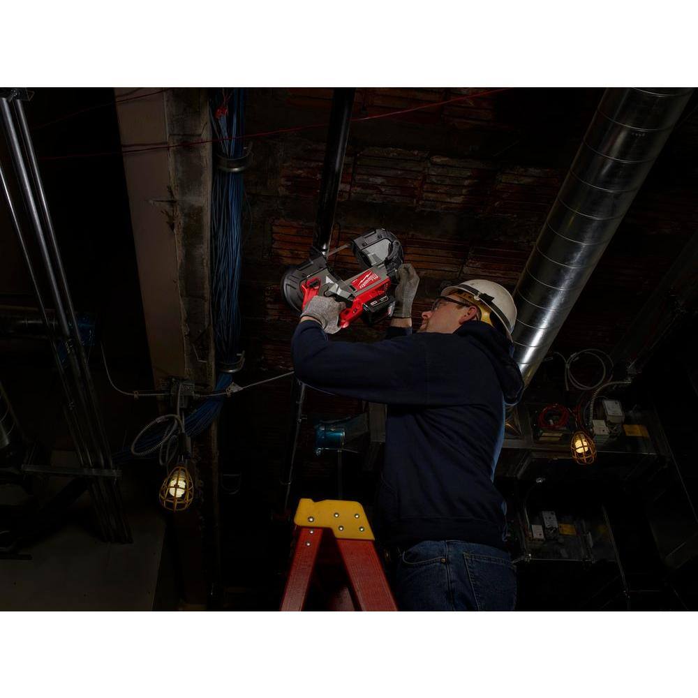 Milwaukee M18 FUEL 18V Lithium-Ion Brushless Cordless Deep Cut Band Saw Kit w/FUEL Compact Bandsaw