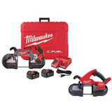 Milwaukee M18 FUEL 18V Lithium-Ion Brushless Cordless Deep Cut Band Saw Kit w/FUEL Compact Bandsaw