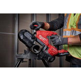 Milwaukee M18 FUEL 18V Lithium-Ion Brushless Cordless Compact Bandsaw w/1 in. SDS Plus Rotary Hammer & 8.0ah Starter Kit