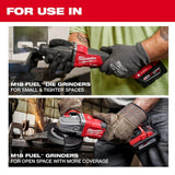 Milwaukee M18 FUEL 18V Lithium-Ion Brushless Cordless Compact Bandsaw with M18 FUEL Variable Speed Die Grinder