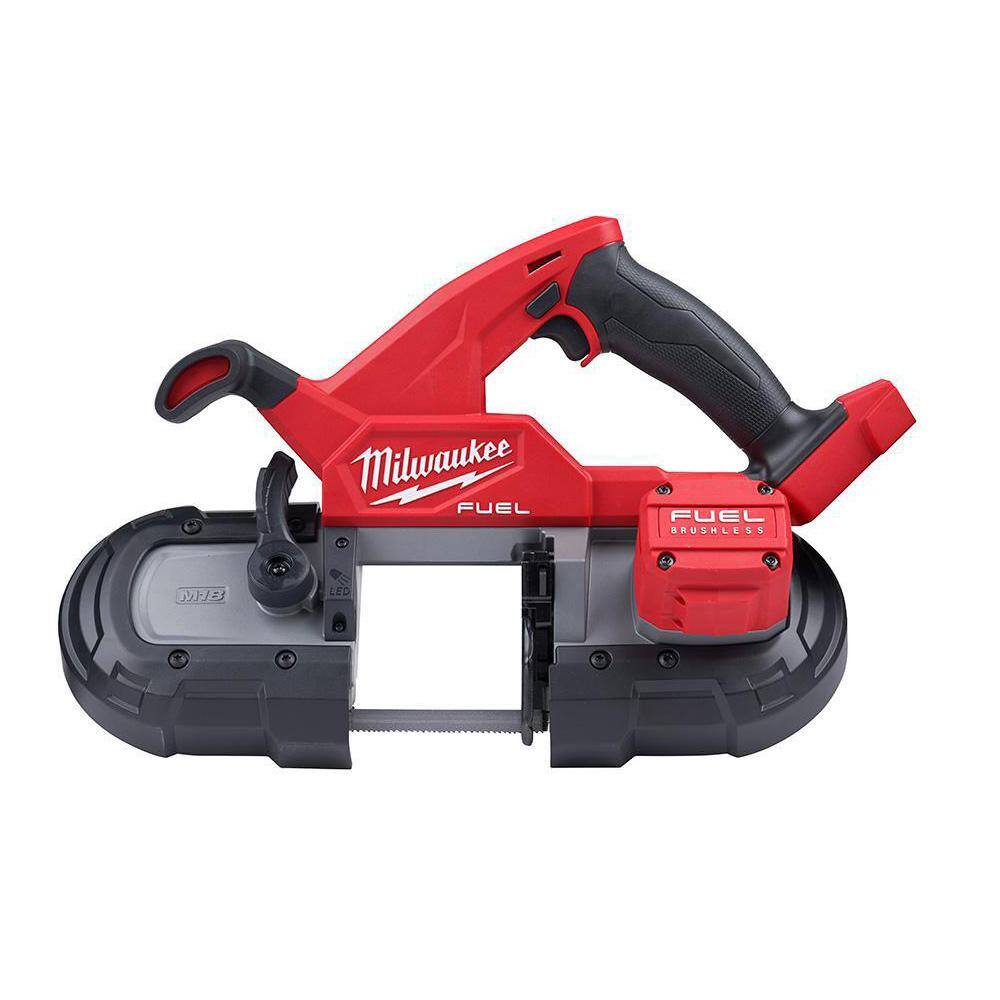 Milwaukee M18 FUEL 18V Lithium-Ion Brushless Cordless Compact Bandsaw W/M18 FUEL Variable Speed Die Grinder and 8.0Ah Starter Kit