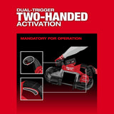 Milwaukee M18 FUEL 18V Brushless Cordless Deep Cut Dual-Trigger Band Saw with ONE-KEY, 5 in. Capacity (Tool-Only)