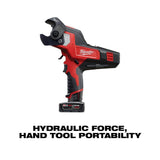 Milwaukee M12 12-Volt Cordless 600 MCM Cable Cutter Kit with 3.0Ah Battery, Charger, Replacement Blade and Hard Case