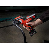 Milwaukee M12 12V Lithium-Ion Cordless 600 MCM Cable Cutter Kit with M12 3/8 in. Ratchet (Tool-Only)