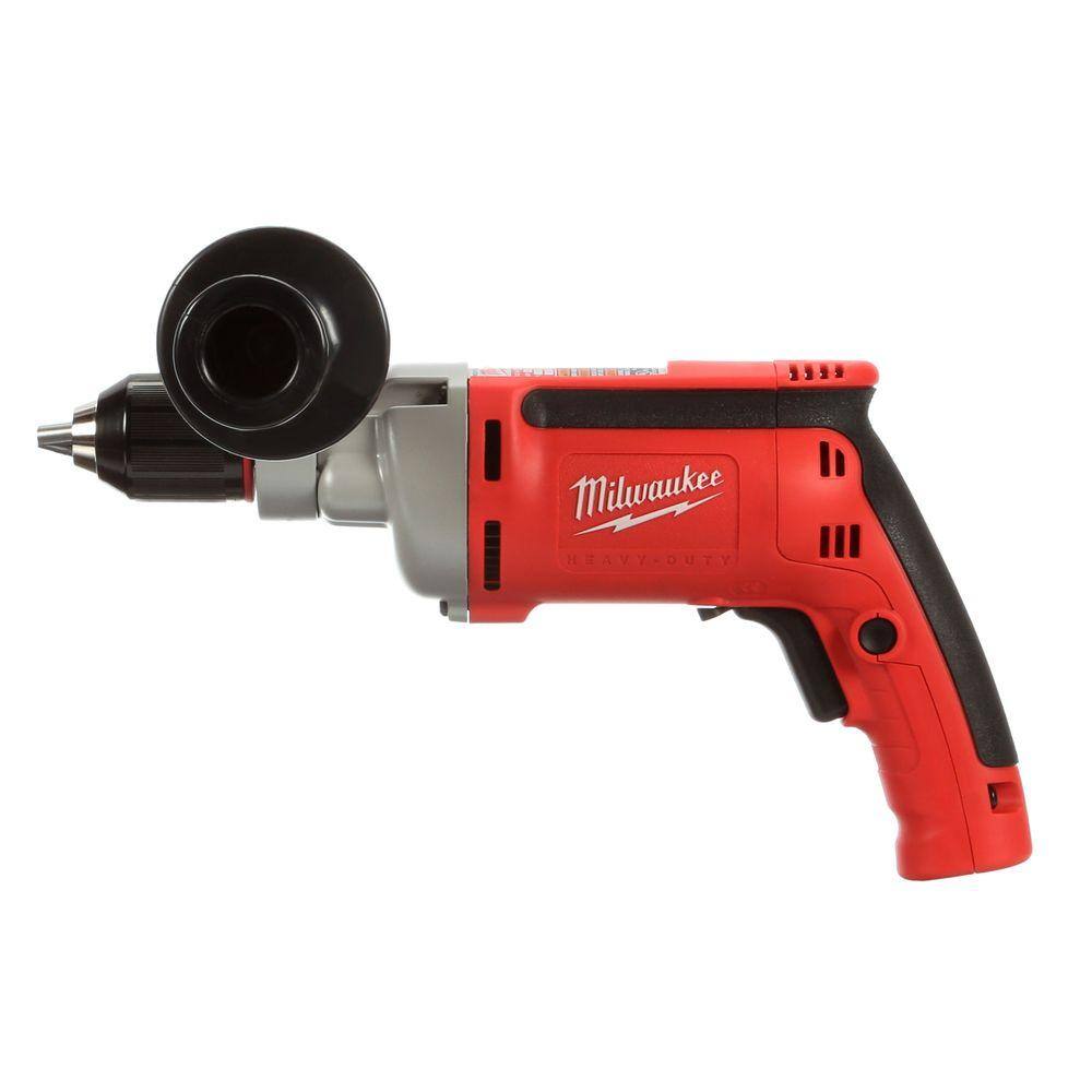 Milwaukee 8.0-Amp 1/2 in. Magnum Drill, 850 RPM Corded, Model 0302-20