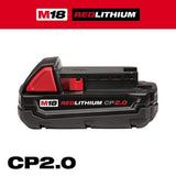 Milwaukee M18 18-Volt REDLITHIUM CP2.0 Compact Battery Pack (2.0Ah, 2-Pack)
