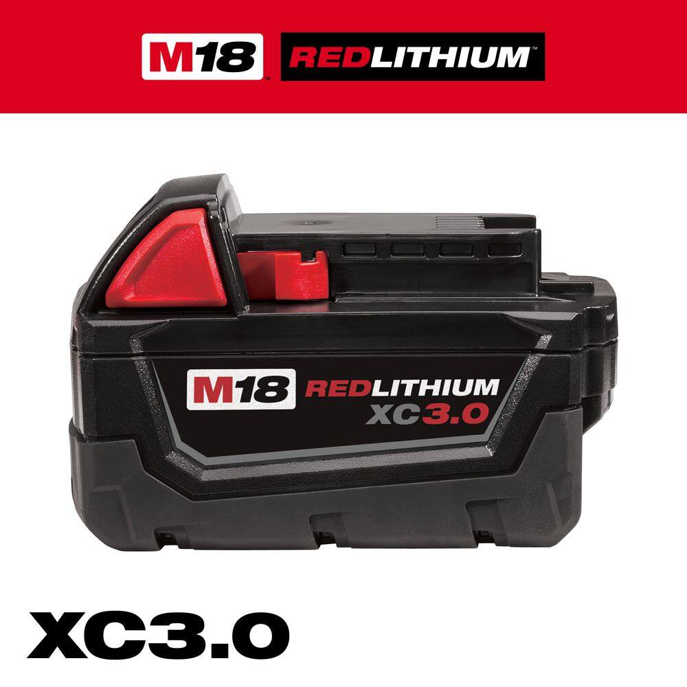 Milwaukee M18 18-Volt REDLITHIUM XC 3.0Ah Battery Pack (4-Pack)