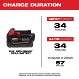 Milwaukee M18 18-Volt REDLITHIUM XC3.0 Extended Capacity Battery Pack (8-Pack)