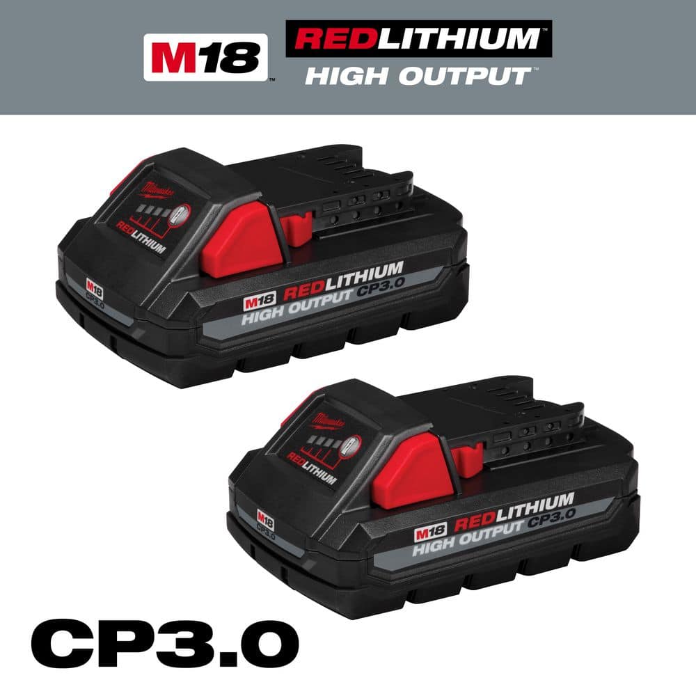 Milwaukee M18 18-Volt Lithium-Ion High Output CP 3.0Ah Battery Pack (6-Pack)