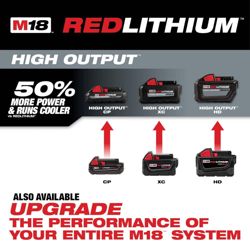 Milwaukee M18 18-Volt REDLITHIUM XC Extended Capacity Battery Pack, 4.0Ah