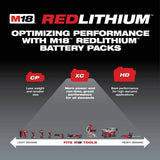 Milwaukee M18 18-Volt REDLITHIUM XC 5.0Ah Extended Capacity Battery Pack, 4-Pack