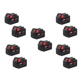 Milwaukee M18 18-Volt REDLITHIUM XC Extended Capacity Battery Pack, 5.0Ah (6-Pack)