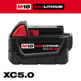 Milwaukee M18 18-Volt REDLITHIUM XC Extended Capacity Battery Pack, 5.0Ah (6-Pack)