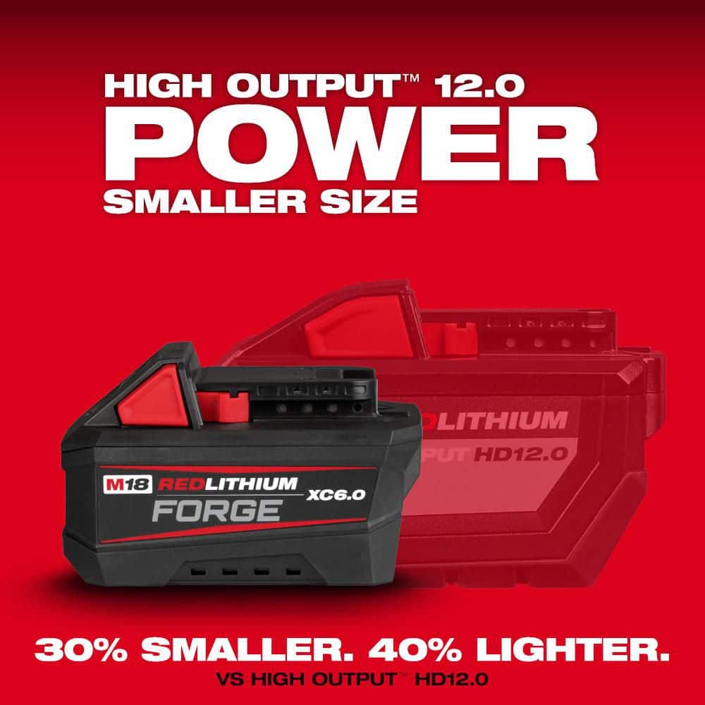 Milwaukee M18 18V Lithium-Ion REDLITHIUM FORGE XC6.0 Battery Pack (6-Pack)