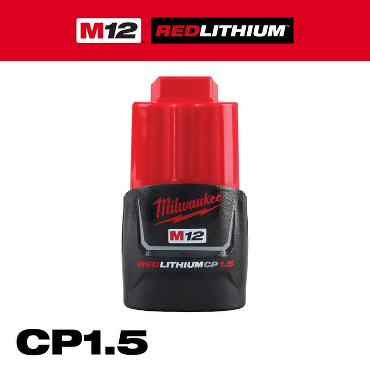 Milwaukee M12 12-Volt REDLITHIUM Compact Battery Pack CP1.5 (1.5Ah)