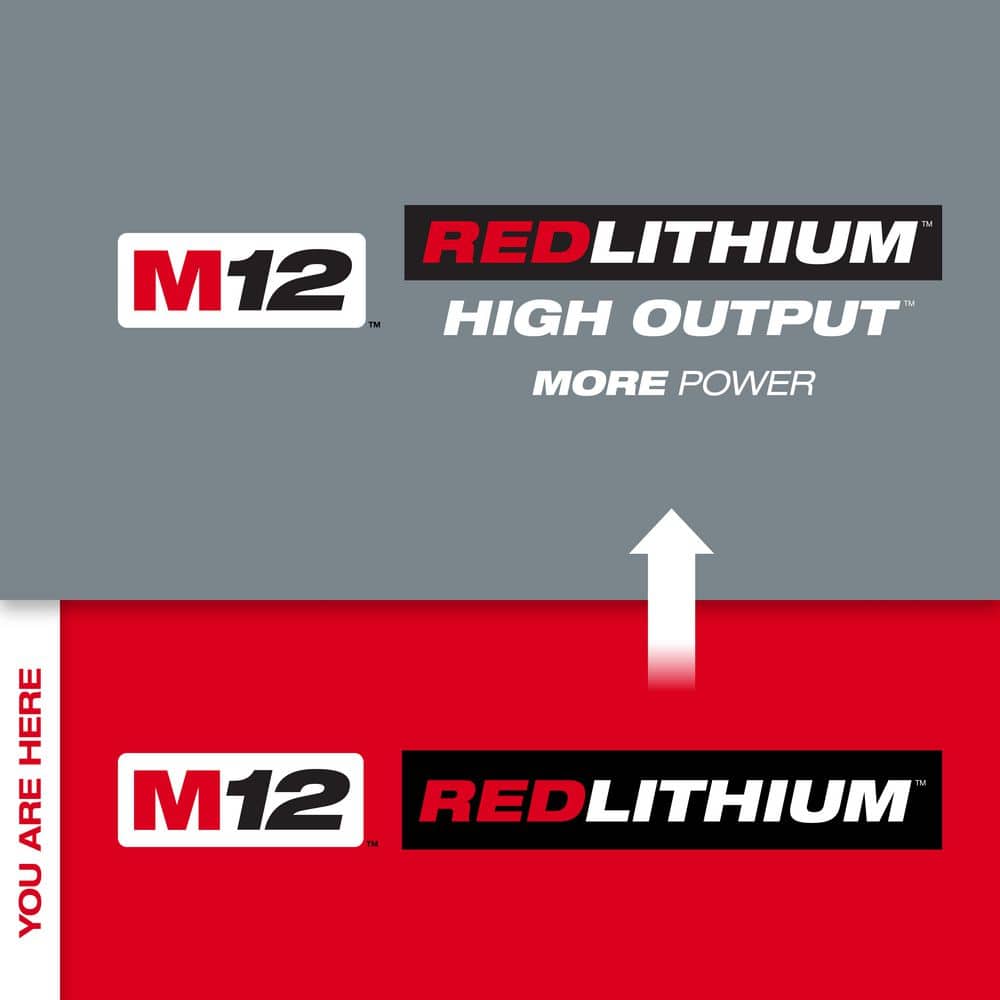 Milwaukee M12 12-Volt REDLITHIUM XC 3.0Ah Extended-Capacity Battery Pack (48-11-2402)