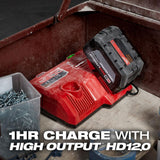 Milwaukee M12 and M18 12-Volt/18-Volt Lithium-Ion Multi-Voltage Super Charger Battery Charger with 3.0Ah Battery Pack (2-Pack)