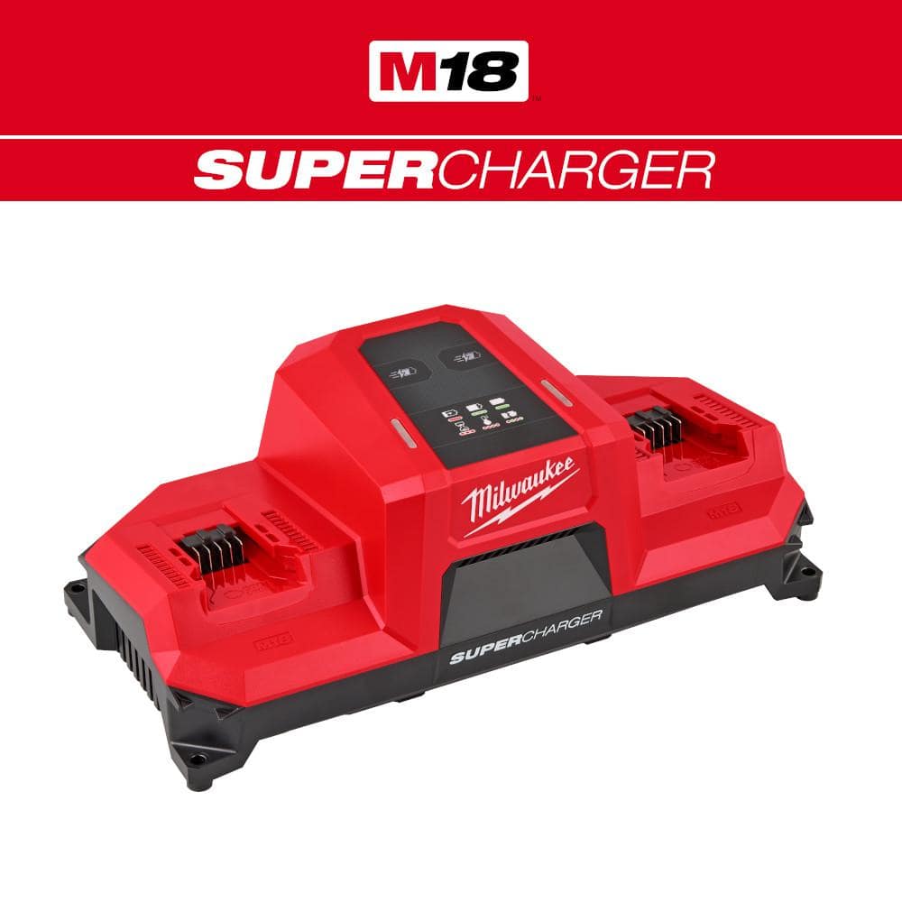 Milwaukee M18 Dual Bay Simultaneous Super Charger with 4 Point Mounting