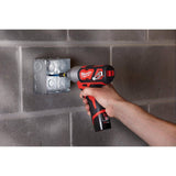Milwaukee M12 12V Lithium‑Ion Cordless Drill/Driver & Impact Driver Combo Kit (2‑Tool) with M12 HACKZALL Reciprocating Saw