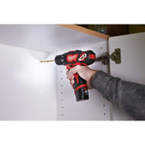 Milwaukee M12 12-Volt Lithium-Ion Cordless Drill/Driver & 1/4 in. Hex Impact Driver Combo Kit (2-Tool) with Titanium Drill Bit Set (15-Piece)