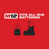 Milwaukee M12 12V Lithium-Ion Cordless 5-Tool Combo Kit w/SHOCKWAVE IMPACT DUTY Titanium Drill Bit Set (23-Piece)