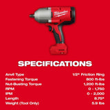 Milwaukee M12/M18 12/18V Li-Ion Cordless 3/8 in. Ratchet & 1/2 in. Brushless Impact Wrench Combo Kit with 19‑Piece 1/2 in. Drive SAE Deep Socket Set