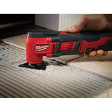 Milwaukee M18 18V Lithium-Ion Cordless Drill Driver/Impact Driver/Reciprocating Saw/Multi-Tool Combo Kit (4-Tool)