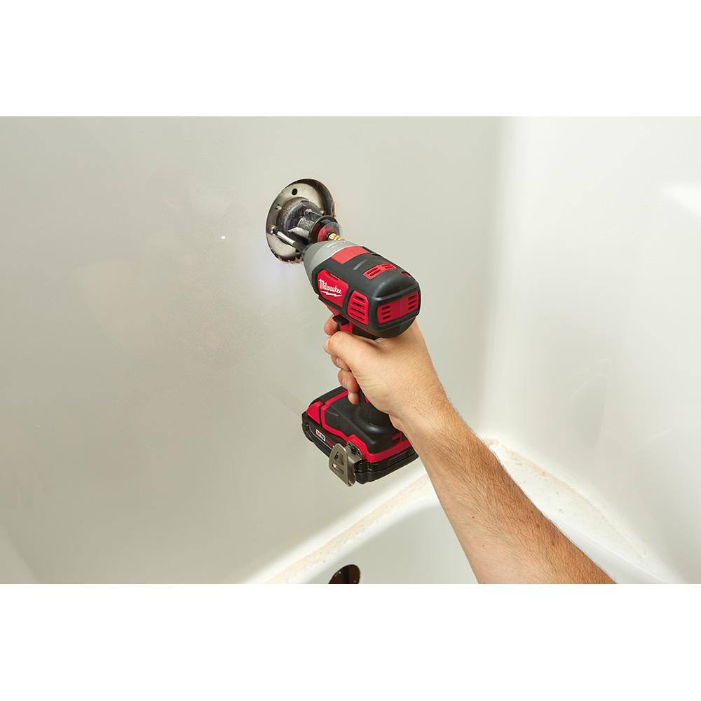Milwaukee M18 18V Lithium-Ion Cordless Drill Driver/Impact Driver/Reciprocating Saw/Multi-Tool Combo Kit (4-Tool)