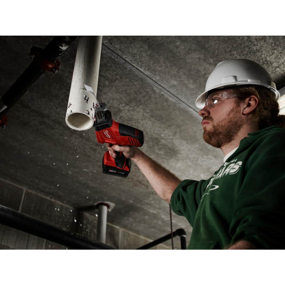 Milwaukee M18 18V Lithium-Ion Cordless Drill Driver/Impact Driver Combo Kit (2-Tool) with (2) Batteries, and Reciprocating Saw