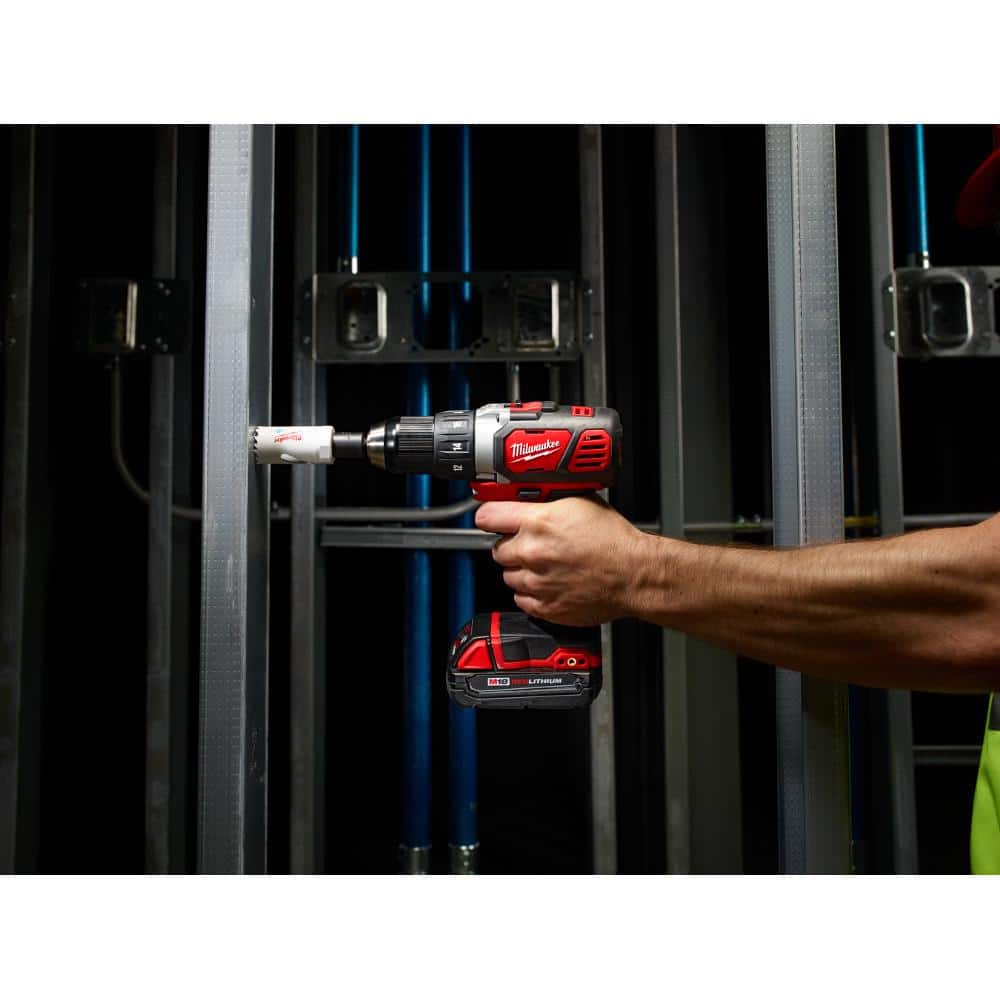 Milwaukee M18 18V Lithium-Ion Cordless Drill Driver/Impact Driver Combo Kit (2-Tool) with (2) Batteries, and Reciprocating Saw