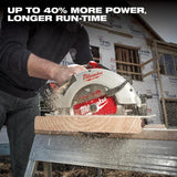 Milwaukee M18 18V Lithium-Ion Brushless Cordless Hammer Drill/Impact Driver/Circular Saw Combo Kit, 3-Tool with 2 Batteries (Model 2893-23CX)