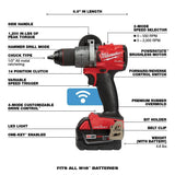 Milwaukee M18 FUEL ONE-KEY 18-Volt Brushless Cordless Hammer Drill & Impact Driver Combo Kit with Two 5.0Ah Batteries, Charger & Case (Model 2996-22)