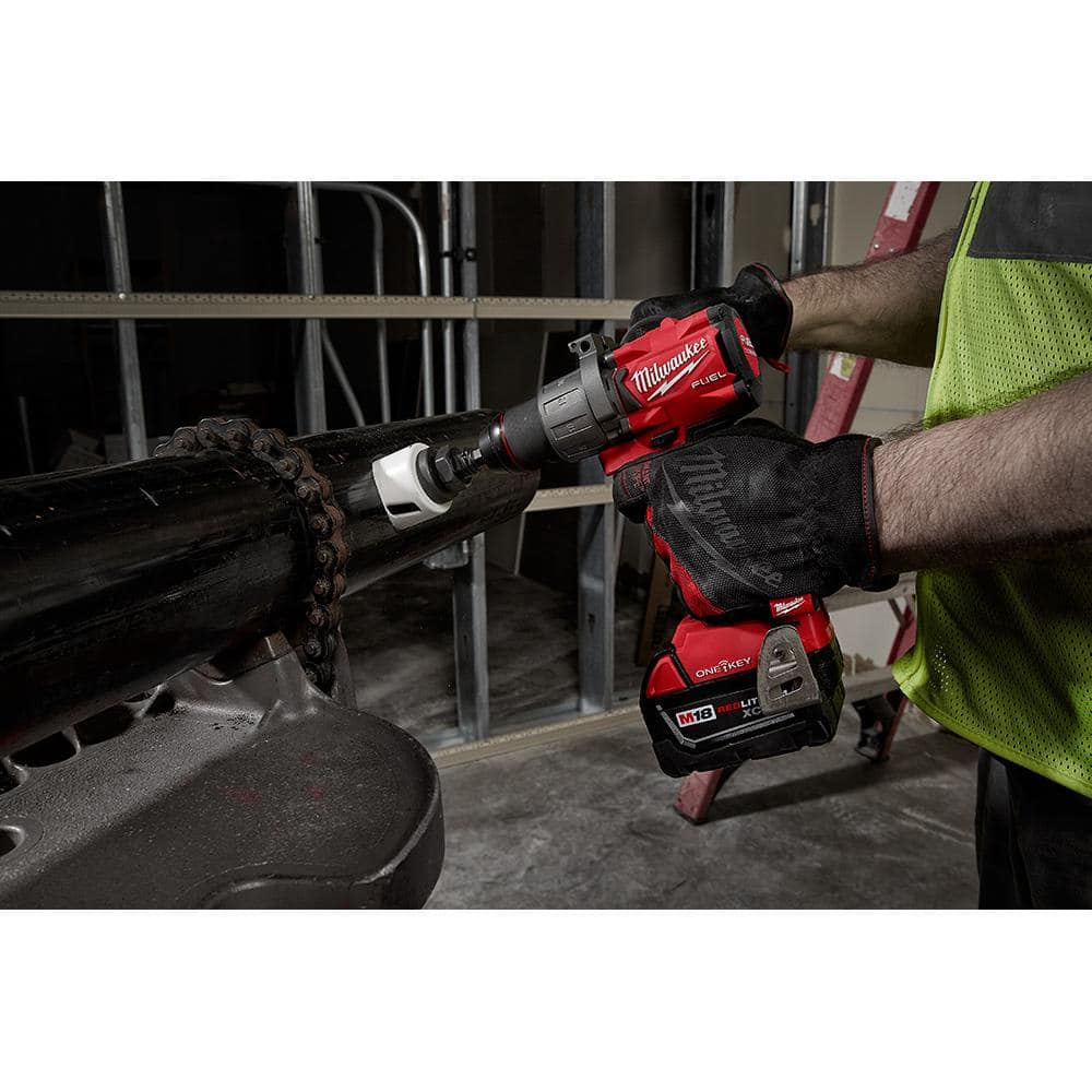 Milwaukee M18 FUEL ONE-KEY 18-Volt Brushless Cordless Hammer Drill & Impact Driver Combo Kit with Two 5.0Ah Batteries, Charger & Case (Model 2996-22)