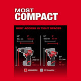 Milwaukee M12 FUEL 12-Volt Brushless Cordless Hammer Drill & Impact Driver Combo Kit with 2.0Ah Battery