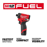 Milwaukee M12 FUEL 12-Volt Lithium-Ion Brushless Cordless Hammer Drill & Impact Driver Combo Kit with M12 FUEL 6" HATCHET Pruning Saw