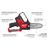Milwaukee M12 FUEL 12-Volt Lithium-Ion Brushless Cordless Hammer Drill & Impact Driver Combo Kit with M12 FUEL 6" HATCHET Pruning Saw
