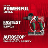 Milwaukee M18 FUEL 18-Volt Lithium-Ion Brushless Cordless 2-Tool Combo Kit with 2 Batteries, Charger and AC/DC LED Flood Light