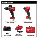 Milwaukee M18 FUEL 18V Lithium-Ion Brushless Cordless Combo Kit w/M18 7-1/4 in. Circular Saw & 5.0ah Battery