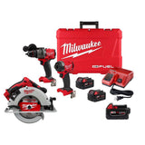 Milwaukee M18 FUEL 18V Lithium-Ion Brushless Cordless Combo Kit w/M18 7-1/4 in. Circular Saw & 5.0ah Battery