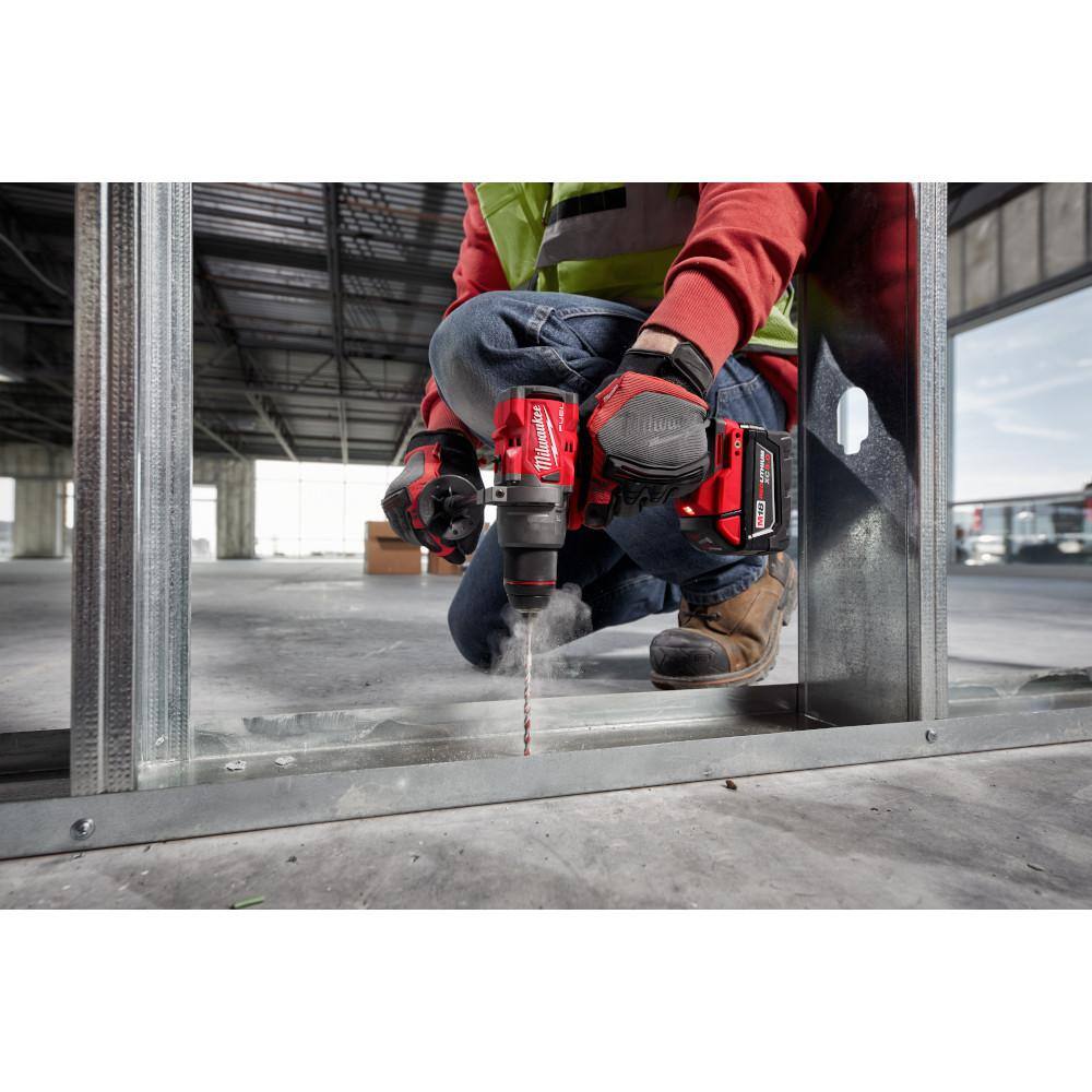 Milwaukee M18 FUEL 18-V Lithium Ion Brushless Cordless Combo Kit (2-Tool) with 2 Batteries, Charger and Random Orbit Sander