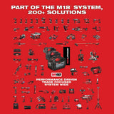 Milwaukee M18 FUEL 18V Lithium-Ion Brushless Cordless Combo Kit w/M18 FUEL 18-Gauge Brad Nailer & 2.0ah Battery