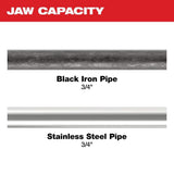 Milwaukee 3/4 in. IPS Press Tool Jaw for M12 FORCE LOGIC Press Tool (Model 49-16-2451B)