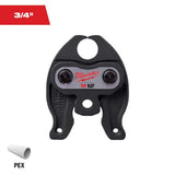 Milwaukee 3/4 in. PEX Crimp Jaw for M12 FORCE LOGIC Press Tool (F1807/F2159 Compatible)