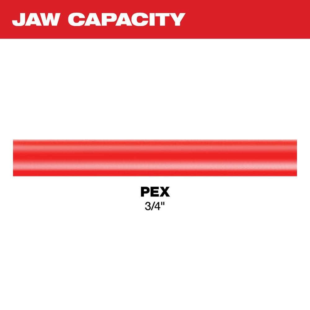Milwaukee M18 3/4 in. PEX Crimp Press Tool Jaw (49-16-2633C)