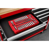 Milwaukee 1/4 in. Drive SAE/Metric Ratchet & Socket Mechanics Tool Set with 3 in. Stubby Ratchet, 51-Piece