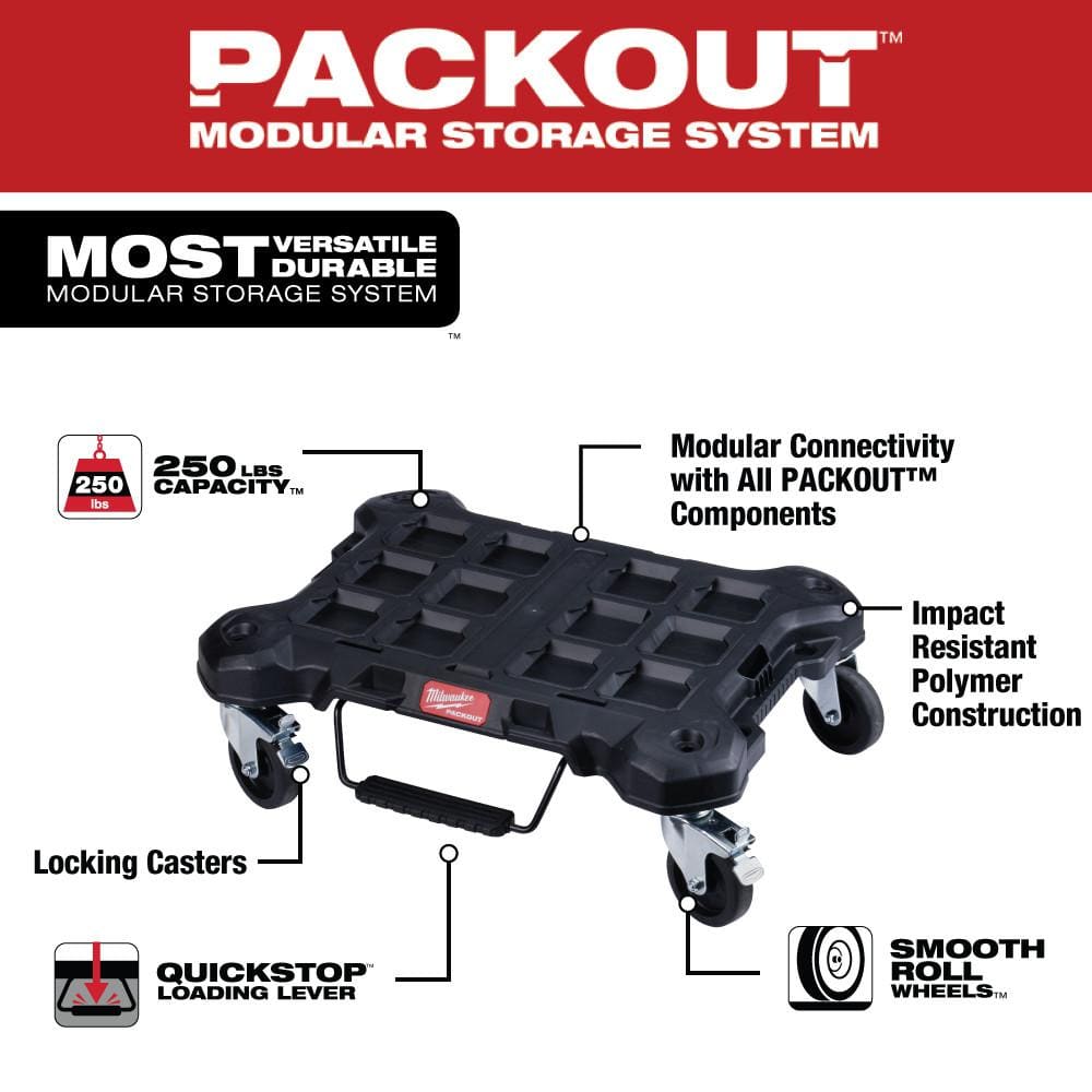 Milwaukee 3/8 in. and 1/4 in. Drive SAE/Metric Mechanics Tool Set (106-Piece) with PACKOUT Drawer Kit